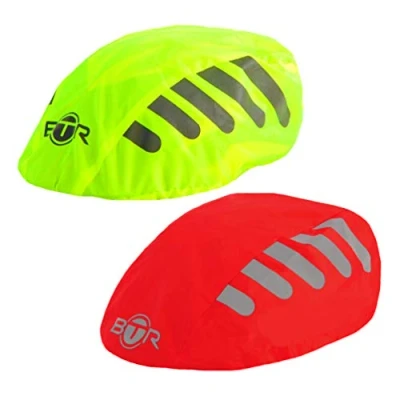 Abbildung von BTR fahrradhelm regenüberzug. Helm Cover x 2. Wasserdichter regenhaube fahrradhelm. Regenschutz für