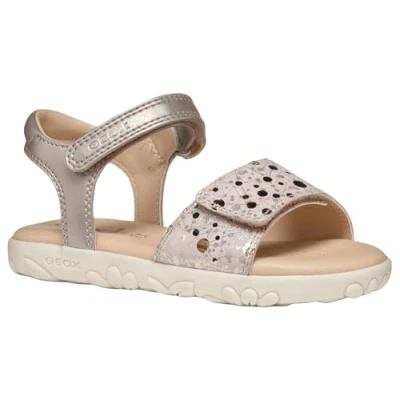 Abbildung von Geox J Haiti Girl Sandal, Lt Rose/Platinum, 32 EU