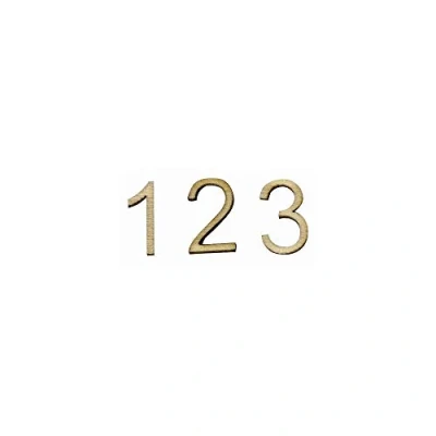 Abbildung von Artemio 2 cm Holzfiguren für Adventskalender beige