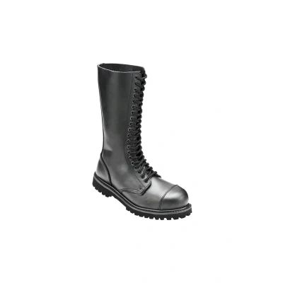 Abbildung von Brandit Herren Phantom 20 Eyelet Boots Taktische Militärstiefel, Schwarz, 43 EU