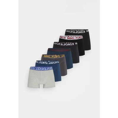 Abbildung von Jack &amp; Jones Jaccolton Trunks 7 PACK Boxerbriefs, Herren, Größe: XXL, Phantom/black/titan/light grey melange/dark navy