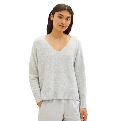 Abbildung von TOM Tailor Denim Strickpullover, Damen, Größe: XS, Basic light grey melange