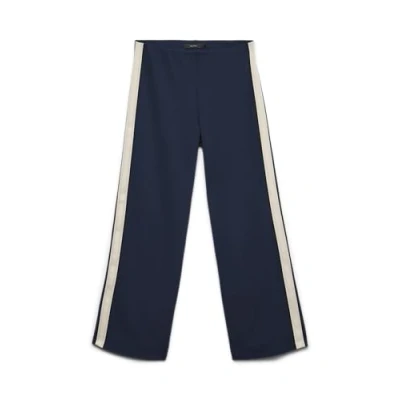 Abbildung von Vero Moda Vmberlin WIDE Panel PANT Stoffhose, Damen, Größe: Lx30, Navy