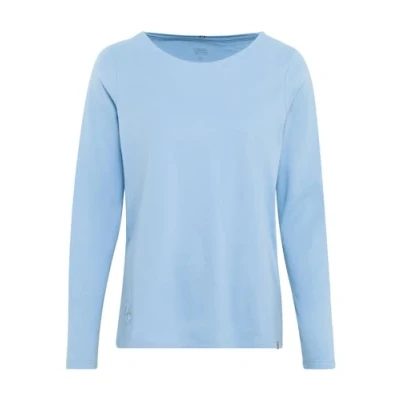 Abbildung von camel active Langarmshirt, Damen, Größe: XXL, Air blue