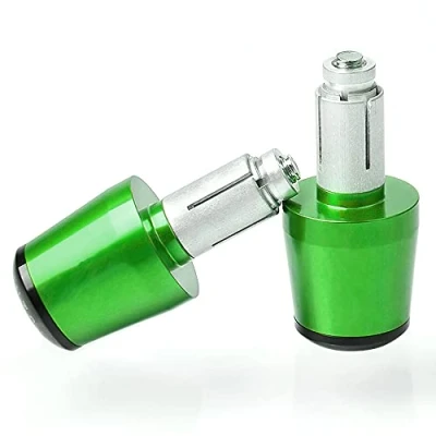 Abbildung von 7/8&quot; 22mm Motorrad Lenkergriffe Endkappen Aluminium für Z250 Z300 Z400 Z650 Z750 Z800 Z900 Z900RS Z1000 Grün