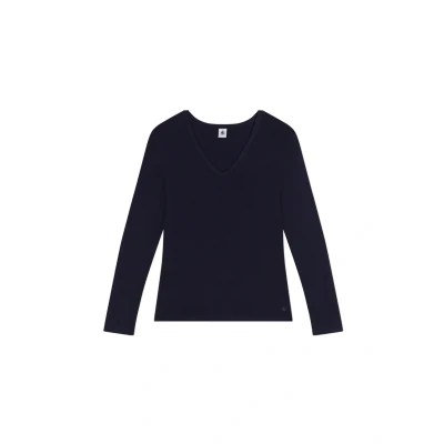 Abbildung von Petit Bateau TEE L&#039;ICONIQUE Langarmshirt, Damen, Größe: 36, Smoking