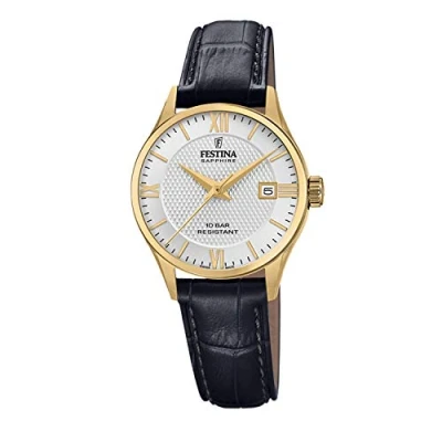 Abbildung von Festina Uhr, Damen, Größe: One Size, Goldfarben