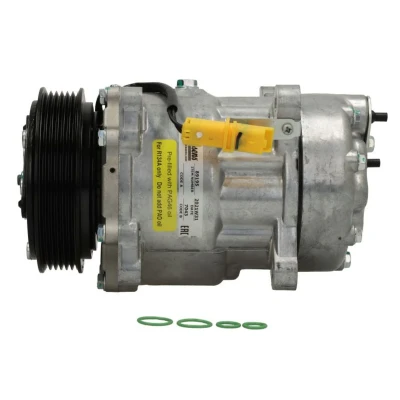 Abbildung von NISSENS 89195 Kompressor SD6V12 12 PAG 46 R 134a PEUGEOT: 307 Estate, 206 Hatchback, CC