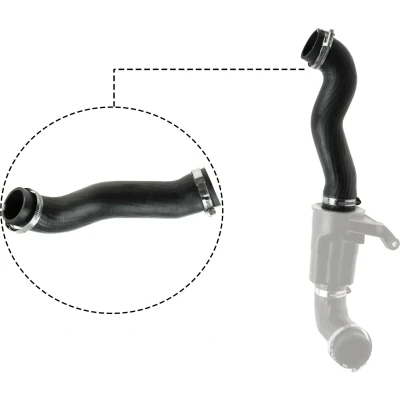 Abbildung von GATES 09 0718 Ladeluftschlauch AEM (Ethylen Acrylat Kautschuk) MINI: Hatchback