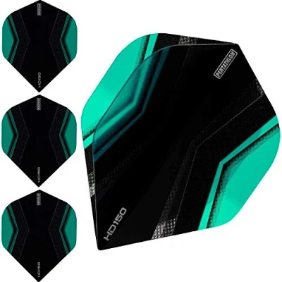 Abbildung von abcdarts Unisex Erwachsene Pentathlon Hd150 Xwing Dart Flights, Aqua, Klassische EU