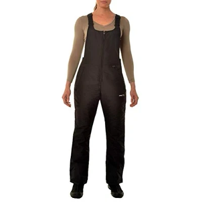 Abbildung von ARCTIX Damen Essentielle Isolierte Latzhose Ski Lätzchen, Schwarz, Small