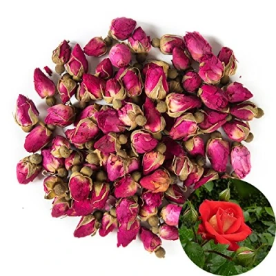 Abbildung von TooGet Duftende Natürliche Rote Rosenknospen Rosenblätter Getrocknete Blumen Großhandel 115g