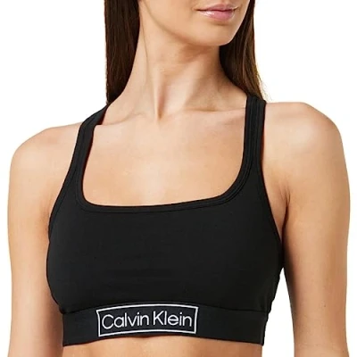 Abbildung von Calvin Klein Damen BH Bralette Stretch, Schwarz (Black), L