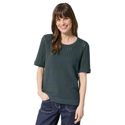 Abbildung von Cecil Damen B323102 T Shirt, Slate Khaki, L