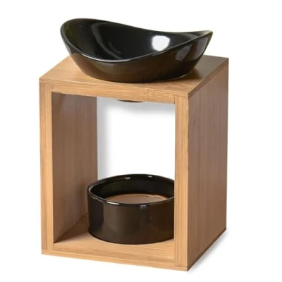 Abbildung von Zen&#039;Arôme Duftlampe Naturéa Kalos Duftbrenner für Ätherische Öle, Duftwachs und Schmelzwürfel Verbreitung durch Sanfte Wärme Aromatherapie Dekoration &amp; Therapie