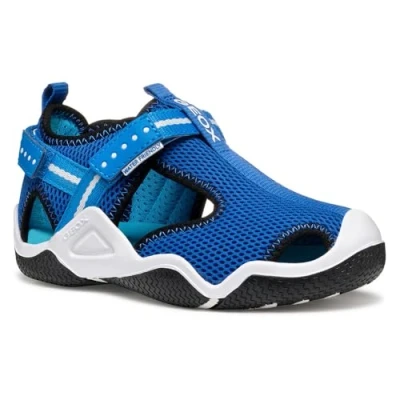 Abbildung von Geox JR Wader Trekkingsandale für Kinder, Größe: 39, Royal Schuhe
