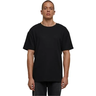 Abbildung von Urban Classics Herren T Shirt Waffle Tee, Oversized für Männer, Größen S 5XL