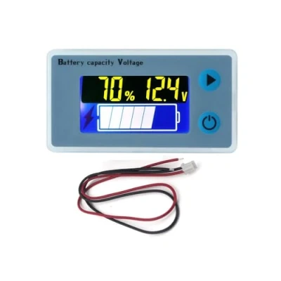 Abbildung von Taikuwu 12V Multifunktions LCD Blei Säure Batterie Kapazitätsmesser Voltmeter mit Temperaturanzeige, Batterieanzeige, Spannungsüberwachung
