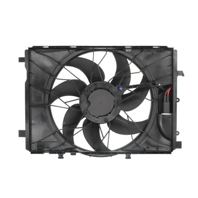 Abbildung von THERMOTEC D8M003TT Lüfter 475 12 600 mit Kühlerlüfterrahmen (Zarge) Steuergerät MERCEDES BENZ: E Class Saloon, B