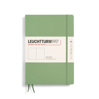 Abbildung von LEUCHTTURM1917 366170 Notizbuch Composition (B5), Hardcover, 219 nummerierte Seiten, Salbei, Blanko