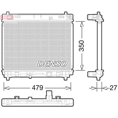 Abbildung von Kühler DENSO DRM50058