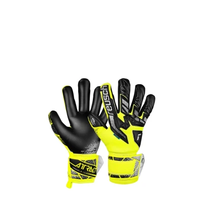 Abbildung von Reusch Attrakt Freegel Torwarthandschuh, Größe: 10.5, Safe yell silver black