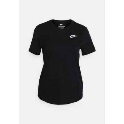 Abbildung von NIKE Damen Sw Club T Shirt, Schwarz, M EU