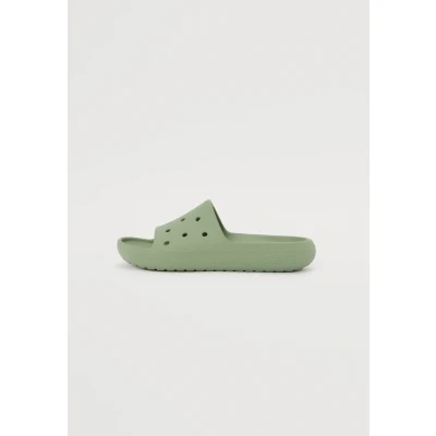 Abbildung von Crocs Unisex Classic Slide V2 Sandalen, Moss, 48/49 EU