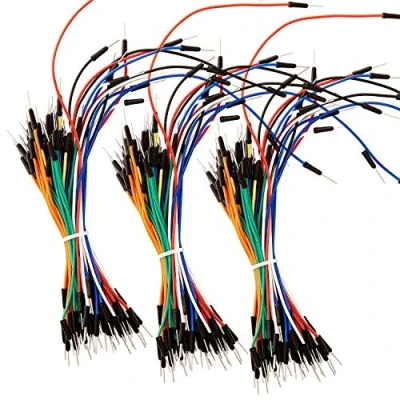 Abbildung von AZDelivery 3 x 65Stk. Jumper Wire Kabel Steckbrücken kompatibel mit Arduino, Breadboard und Steckbrett inklusive E Book!