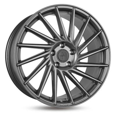 Abbildung von KESKIN 5 loch 19Zoll 114.3mm Alufelge KT17 Hurricane Palladium lackiert KT1785195114340PP Felge