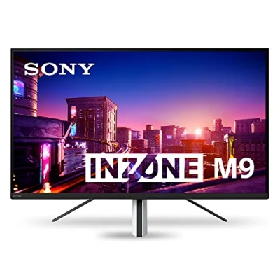 Abbildung von Sony INZONE M9 27 Zoll Gaming Monitor: 4K 144Hz 1ms Full Array Local Dimming HDMI 2.1 VRR 2022 Modell, Weiß, SDMU27M901AEP