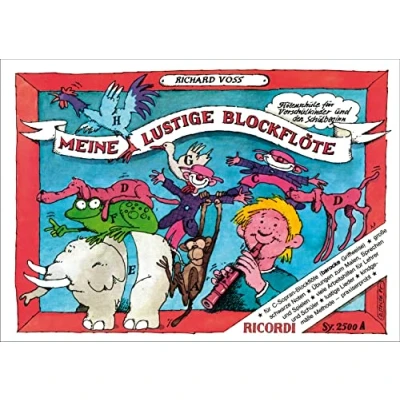 Abbildung von Meine lustige Blockflöte Band 1 (Barocke Griffweise): Flötenschule für Vorschulkinder und den Schulbeginn