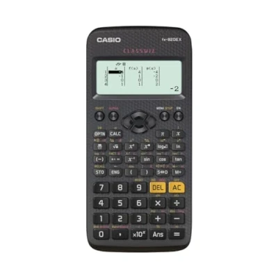 Abbildung von Casio SCHULRECHNER FX 82DE X CLASSWIZ, BATTERIEBETRIEB,Black, Language German