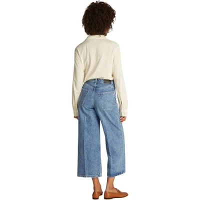 Abbildung von Tommy Hilfiger Damen Jeans Hose Wide Leg High Waist, Blau (Ali), 30W/28L