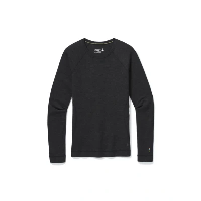 Abbildung von Smartwool Classic Thermal Merino BASE Layer CREW Langarmshirt, Damen, Größe: XL, Charcoal heather