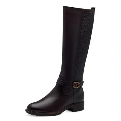 Abbildung von Tamaris Damen Langschaft Stiefel bequem; MAHOGANY, EU 36