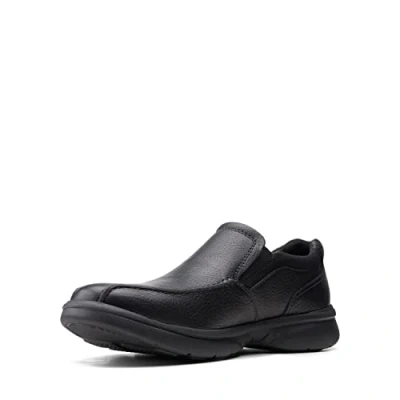Abbildung von Clarks Herren Bradley Step Slipper, Blk Tumbled Lea, 45 EU Weit