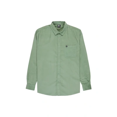 Abbildung von Quiksilver Smoke Trail LANGÄRMLIGES Hemd, Herren, Größe: XL, Green