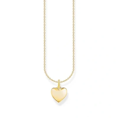 Abbildung von Thomas Sabo Kette mit Herz Anhänger vergoldetes Silber KE2234 413 39