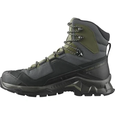 Abbildung von Salomon Quest GTX Hikingschuh, Herren, Größe: 46 2/3, Black/deep lichen green/olive night Schuhe