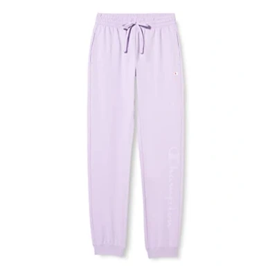 Abbildung von Champion Damen Legacy American Classics Big Logo Rib Cuff Trainingshose, Lavanda, L