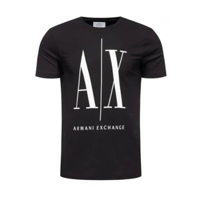 Abbildung von Armani Exchange Tshirt print, Herren, Größe: Medium, Black