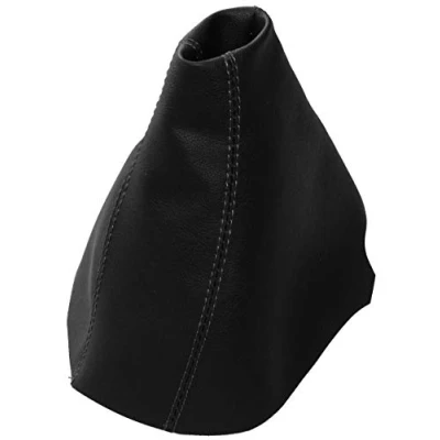 Abbildung von AERZETIX: Schaltsack schaltmanschette kunstleder schwarz mit schwarzen nähten