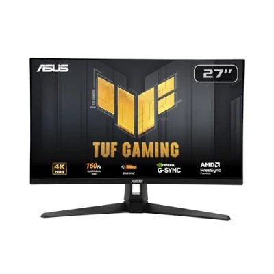Abbildung von ASUS TUF Gaming VG27UQ1A 27 Zoll 4K UHD Monitor 160 Hz, 1ms GtG, FreeSync, G Sync, Adaptive ELMB, HDR10 Fast IPS Panel, 16:9, 3840x2160, DisplayPort, HDMI, Speaker