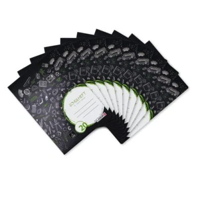Abbildung von Landré Schulheft A4, 16 Blatt, Lineatur 20, blanko, 10 Stück