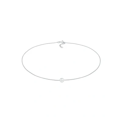 Abbildung von Elli Peace Halskette, Damen, Größe: 36, Silber