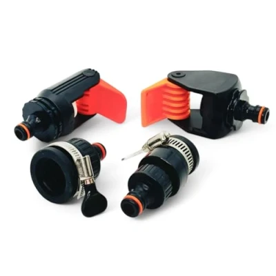 Abbildung von STYYL Wasserdiebe Set 4 teilig universal Anschluss Adapter für Wasserhahn verstellbarer Wasserhähne ohne Gewinde Hahnanschluss Innen und Außen ideal Camper Wohnmobil Caravan
