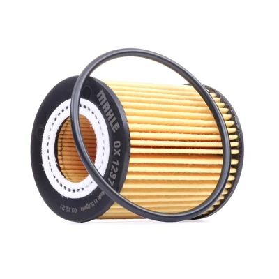 Abbildung von MAHLE ORIGINAL OX 1237D Ölfilter Filtereinsatz CITROËN: Berlingo, C4 II Cactus, C3 Aircross 2, FORD: Focus Mk4 Turnier