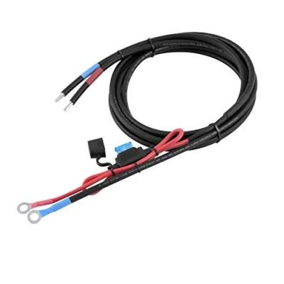 Abbildung von enjoysolar 6mm² Batteriekabel Solarladeregler und Batterie mit Sicherung M8 Ringösen (15A M8)