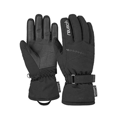 Abbildung von Reusch Hannah Fingerhandschuh, Damen, Größe: 8.5, Black/silver